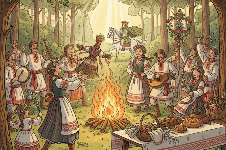 Jare Gody – poznaj tradycje Słowiańskiego Święta Wiosny. festiwal Folkowe Ucho