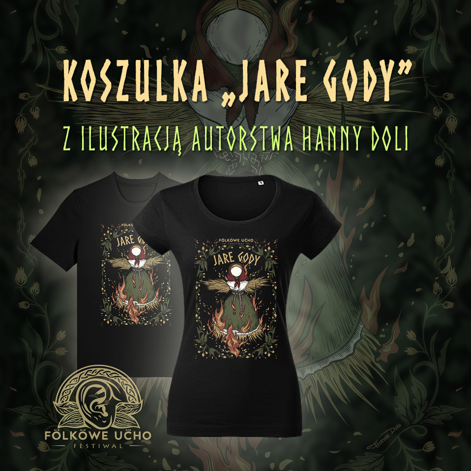 Koszulka "Jare Gody" z ilustracją autorstwa Hanny Doli